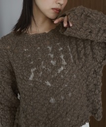 hellam（へラム）の「ポコポコスラブショートニット（ニット/セーター）」