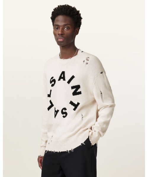 DIAGEO INTARSIA LOGO JUMPER | DIAGEO INTARSIA ロゴ ニット  