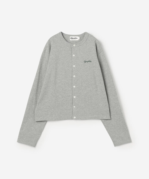 カーディガン Gymphlex | コットン 長袖ショートカーディガン WOMEN レディース Gymphlex | コットン 長袖ショートカーディガン WOMEN