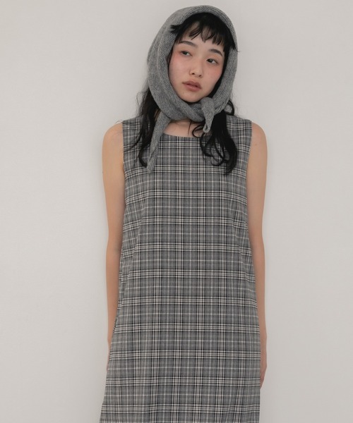 HEILIS(ヘイリス)の「【大人気!HIT ITEM!】【新色追加】チェック柄ロングワンピース/ネイビー 韓国 ビンテージ ガーリー フェミニン トラッド 春服 夏服 秋服 冬服 ブラック ブラウン ロング(ワンピース・レディース・ネイビー/ブラウン/ブラック・FREE)」の22枚目の写真