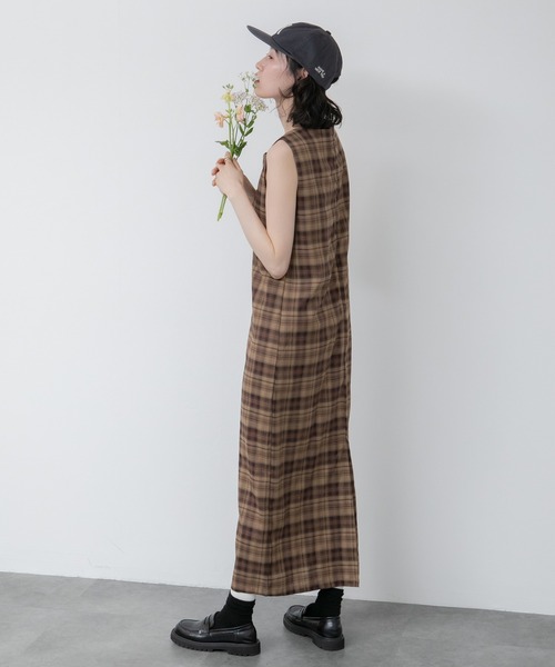 セール】【大人気！HIT ITEM！】【新色追加】チェック柄ロング