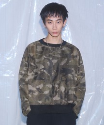 MSG（エムエスジー）の「シアーメッシュジャガードグラフィックプルオーバー（その他トップス）」