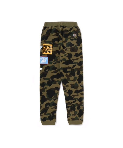 1ST CAMO PATCH PRINT SWEAT PANTS（スウェットパンツ）｜A BATHING