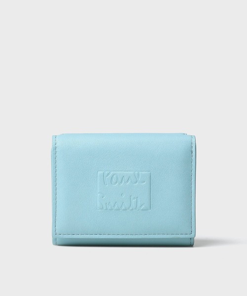 ★ Paul Smith財布 三つ折り財布 ブルー新品未使用保管品★ ポールスミス 財布 三つ折り財布 がま口財布 青(ブルー) Paul