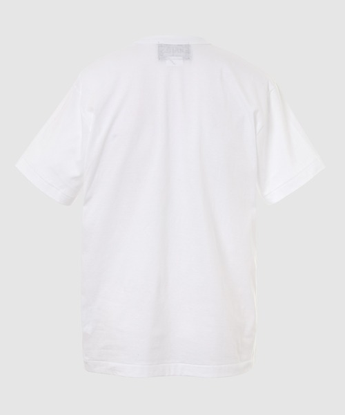 COMME des GARCONS◆cotton jersey print BEATLES/Tシャツ/M/コットン/WHT/VZ-T053 cotton jersey print BEATLES Font A (VZ-T053-051)（Tシャツ