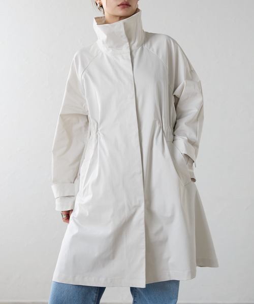 r.（アールドット）の「スタンドカラーコート（その他アウター・レディース・アイボリー/ネイビー・FREE）」の18枚目の写真