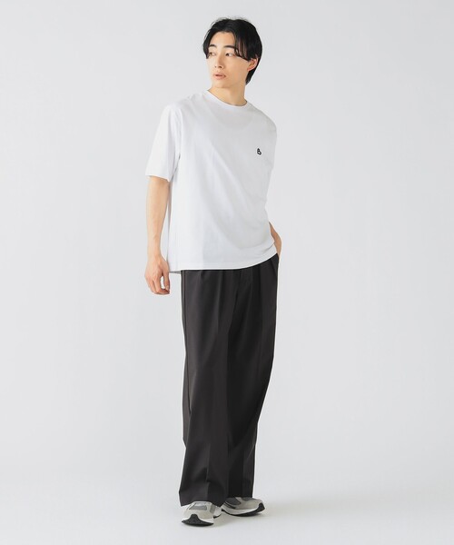 BEAMS HEART（ビームスハート）の「【ユニセックス】B-HEARTロゴ ワンポイント Tシャツ（Tシャツ/カットソー・メンズ・ホワイト/ブラック・M/L/XL/S）」の4枚目の写真