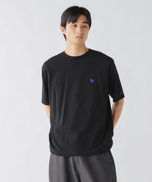BEAMS HEART（ビームスハート）の「【ユニセックス】B-HEARTロゴ ワンポイント Tシャツ（Tシャツ/カットソー・メンズ・ホワイト/ブラック・M/L/XL/S）」の10枚目の写真