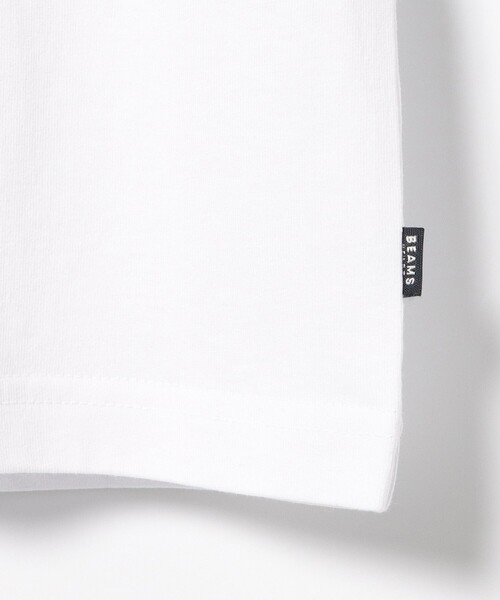 BEAMS HEART（ビームスハート）の「【ユニセックス】B-HEARTロゴ ワンポイント Tシャツ（Tシャツ/カットソー・メンズ・ホワイト/ブラック・M/L/XL/S）」の14枚目の写真
