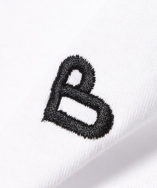 BEAMS HEART（ビームスハート）の「【ユニセックス】B-HEARTロゴ ワンポイント Tシャツ（Tシャツ/カットソー・メンズ・ホワイト/ブラック・M/L/XL/S）」の16枚目の写真