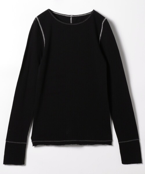 FREAK'S STORE(フリークスストア)の「メッシュ ロンT/シアートップス(Tシャツ/カットソー・レディース・ブラック/オフホワイト/サックスブルー・フリ-)」の17枚目の写真