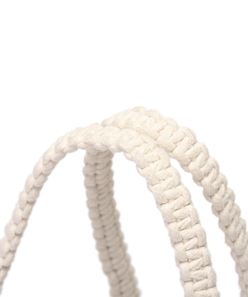 jouetie（ジュエティ）の「【jouetie / ジュエティ】 ロゴ巾着付き　ビーズ編みバッグ（ハンドバッグ・レディース・ブラック/シルバー/ホワイト系その他/レッド・FREE）」の5枚目の写真