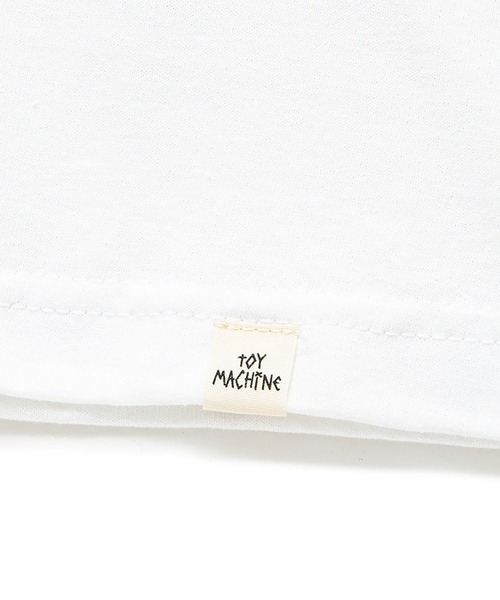 TOY　MACHINE（トイ　マシーン）の「TM HELLO SECT LONG TEE（Tシャツ/カットソー・メンズ・ホワイト/ライトブルー・L/M/XL）」の5枚目の写真