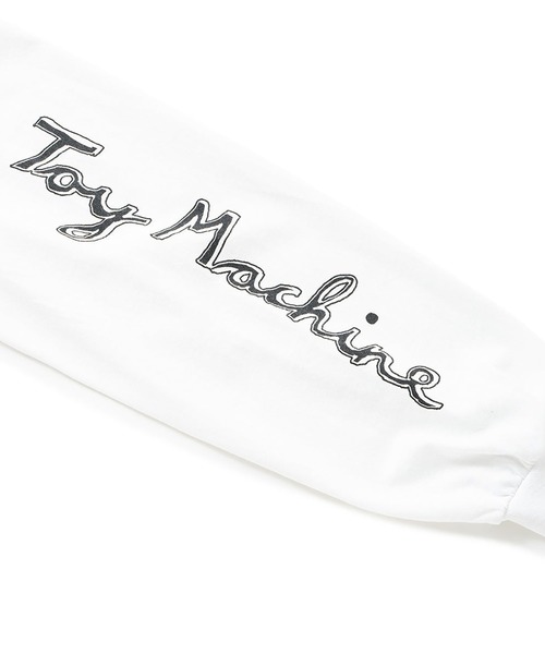 TOY　MACHINE（トイ　マシーン）の「TM HELLO SECT LONG TEE（Tシャツ/カットソー・メンズ・ホワイト/ライトブルー・L/M/XL）」の8枚目の写真