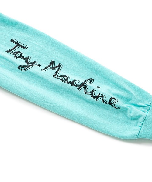 TOY　MACHINE（トイ　マシーン）の「TM HELLO SECT LONG TEE（Tシャツ/カットソー・メンズ・ホワイト/ライトブルー・L/M/XL）」の14枚目の写真