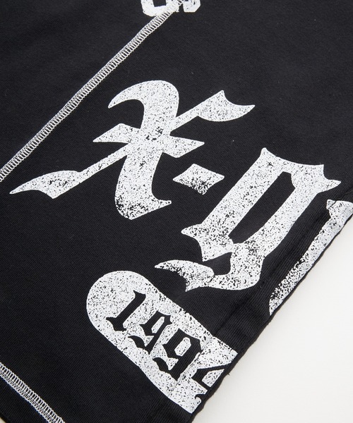 tシャツ PANELED GRAPHIC RAGLAN BABY TEE レディース PANELED GRAPHIC RAGLAN BABY TEE（Tシャツ/カットソー）｜X