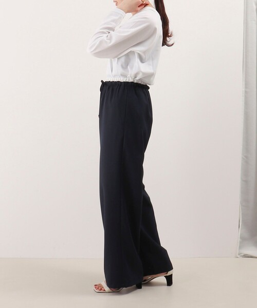 MICO COULIER（ミコクリエ）の「レイヤーベルトストレートパンツ（その他パンツ・レディース・ネイビー/グレイッシュベージュ/グレー系その他・38）」の19枚目の写真