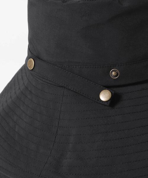 SENSE OF PLACE by URBAN RESEARCH（センスオブプレイスバイアーバンリサーチ）の「『UVカット』ヒガサハット（ハット・レディース・ブラック/アイボリー・ONE）」の11枚目の写真