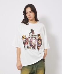 【CORISCO/コリスコ】 Animal猫 Tシャツ/アニマルTシャツ
