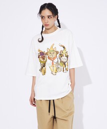 【CORISCO/コリスコ】 Animal猫 Tシャツ/アニマルTシャツ