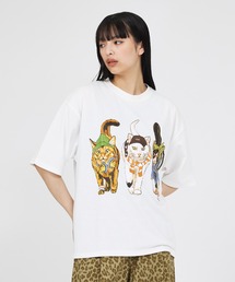 【CORISCO/コリスコ】 Animal猫 Tシャツ/アニマルTシャツ