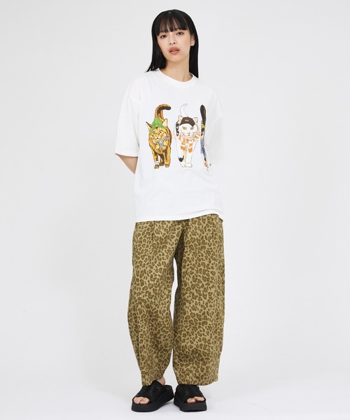 CORISCO（コリスコ）の「【CORISCO/コリスコ】 Animal猫 Tシャツ/アニマルTシャツ（Tシャツ/カットソー・メンズ・ホワイト系その他/ホワイト系その他2/ホワイト系その他3/ホワイト・M/L）」の7枚目の写真