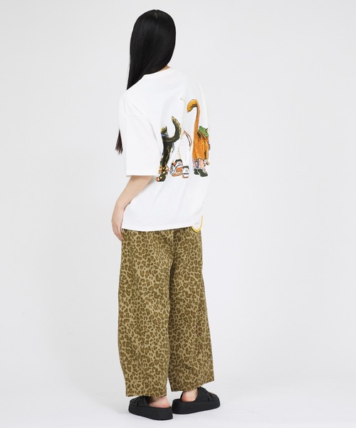 CORISCO（コリスコ）の「【CORISCO/コリスコ】 Animal猫 Tシャツ/アニマルTシャツ（Tシャツ/カットソー・メンズ・ホワイト系その他/ホワイト系その他2/ホワイト系その他3/ホワイト・M/L）」の9枚目の写真