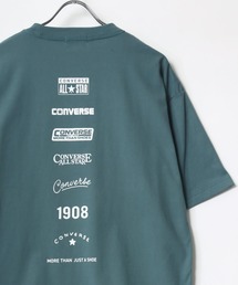 CONVERSE/コンバース COOLMAX ワンポイントロゴ刺繍 バックプリント 半袖Tシャツ レディース メンズ