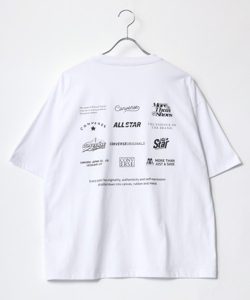 CONVERSE(コンバース)の「CONVERSE/コンバース COOLMAX ワンポイントロゴ刺繍 バックプリント 半袖Tシャツ レディース メンズ(Tシャツ/カットソー・メンズ・ホワイト/ブラック/ホワイト系その他/ブルーグリーン/ブルー/オートミール/ベージュ/ピンク・LL/M/L)」の21枚目の写真
