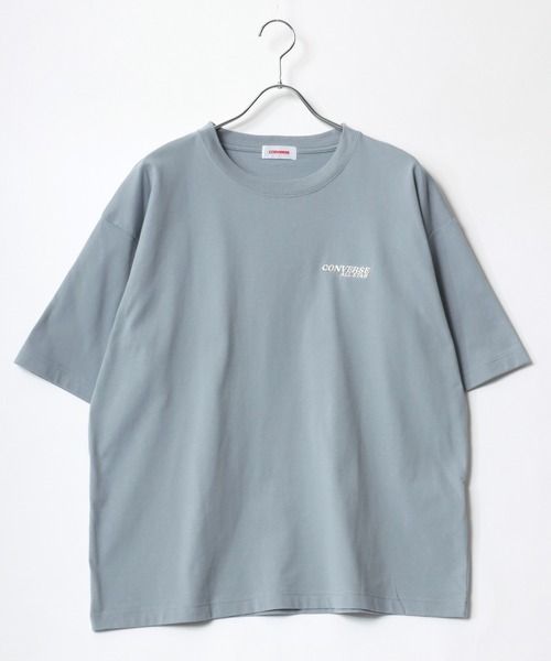 CONVERSE(コンバース)の「CONVERSE/コンバース COOLMAX ワンポイントロゴ刺繍 バックプリント 半袖Tシャツ レディース メンズ(Tシャツ/カットソー・メンズ・ホワイト/ブラック/ホワイト系その他/ブルーグリーン/ブルー/オートミール/ベージュ/ピンク・LL/M/L)」の20枚目の写真