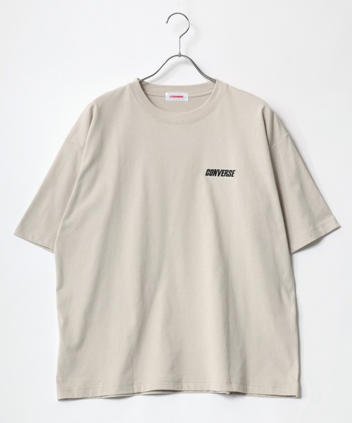 main story 2025ss 半袖　ｔシャツ 2025SS CONVERSE/コンバース COOLMAX ワンポイントロゴ刺繍