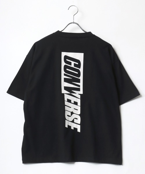main story 2025ss 半袖　ｔシャツ 2025SS CONVERSE/コンバース COOLMAX ワンポイントロゴ刺繍