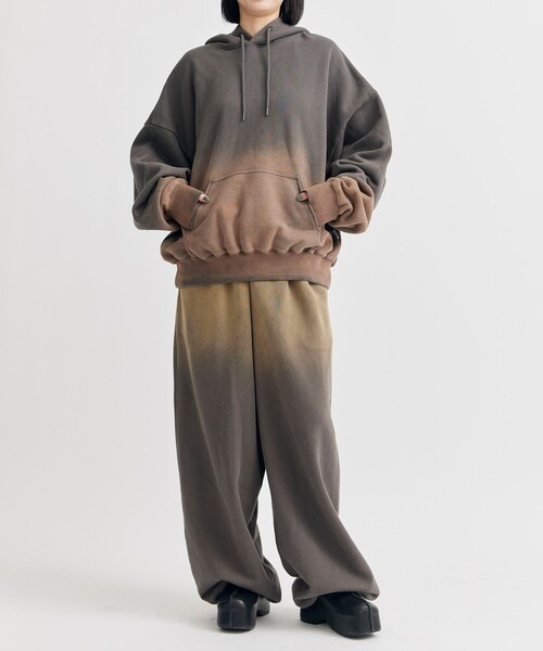 BASICKS（ベイシックス）の「【BASICKS/ベーシックス】Fade Large Fit Sweat Trouser/スウェットパンツ（スウェットパンツ・レディース・グレー/ブラック・S）」の20枚目の写真