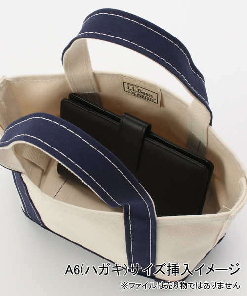 L.L.Bean(エルエルビーン)の「L.L.Bean/エルエルビーン Boat and Tote Mini(ハンドバッグ・レディース・レッド/その他8/ブルー系その他・FREE)」の9枚目の写真