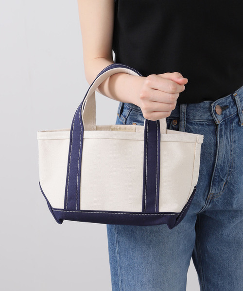L.L.Bean(エルエルビーン)の「L.L.Bean/エルエルビーン Boat and Tote Mini(ハンドバッグ・レディース・レッド/その他8/ブルー系その他・FREE)」の12枚目の写真