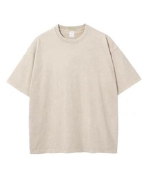 【 B'day / ビーデー 】ピグメントオーバーダイ ヴィンテージ加工半袖クルーTEE