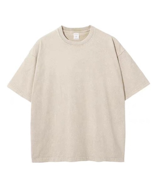 B'day(ビーデイ)の「【 B'day / ビーデー 】ピグメントオーバーダイ ヴィンテージ加工半袖クルーTEE(Tシャツ/カットソー・メンズ・ブラウン/グレー/ブルー/アイボリー/ブラック・LARGE/MEDIUM/SMALL/X-LARGE)」の2枚目の写真