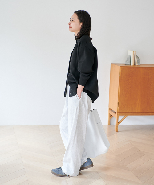 JOURNAL STANDARD（ジャーナルスタンダード）の「《WEB限定追加5》ウォッシャブルバナナスリーブカーディガン（カーディガン/ボレロ・レディース・ブラック/チャコールグレー・FREE）」の13枚目の写真