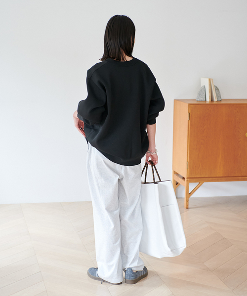 JOURNAL STANDARD（ジャーナルスタンダード）の「《WEB限定追加5》ウォッシャブルバナナスリーブカーディガン（カーディガン/ボレロ・レディース・ブラック/チャコールグレー・FREE）」の12枚目の写真