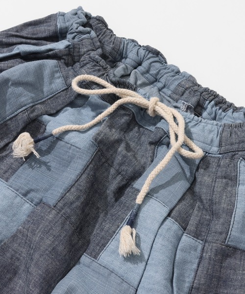 KRIFF MAYER Lady's Collection（クリフメイヤーレディースコレクション）の「【綿100%】インディゴパッチワークスカート（スカート・レディース・ダークブルー/インディゴブルー/ライトブルー・MEDIUM/LARGE）」の13枚目の写真