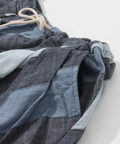 KRIFF MAYER Lady's Collection（クリフメイヤーレディースコレクション）の「【綿100%】インディゴパッチワークスカート（スカート・レディース・ダークブルー/インディゴブルー/ライトブルー・MEDIUM/LARGE）」の15枚目の写真