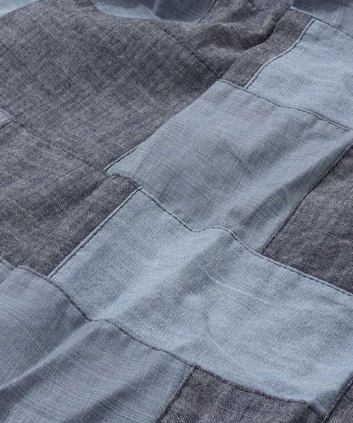 KRIFF MAYER Lady's Collection（クリフメイヤーレディースコレクション）の「【綿100%】インディゴパッチワークスカート（スカート・レディース・ダークブルー/インディゴブルー/ライトブルー・MEDIUM/LARGE）」の16枚目の写真