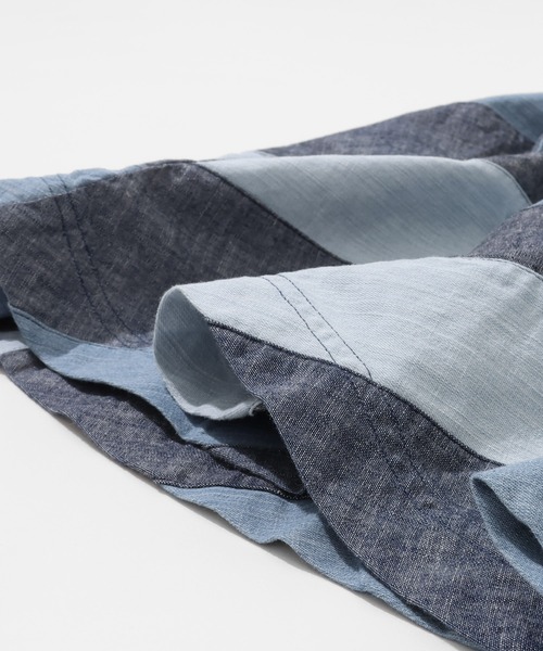 KRIFF MAYER Lady's Collection（クリフメイヤーレディースコレクション）の「【綿100%】インディゴパッチワークスカート（スカート・レディース・ダークブルー/インディゴブルー/ライトブルー・MEDIUM/LARGE）」の20枚目の写真