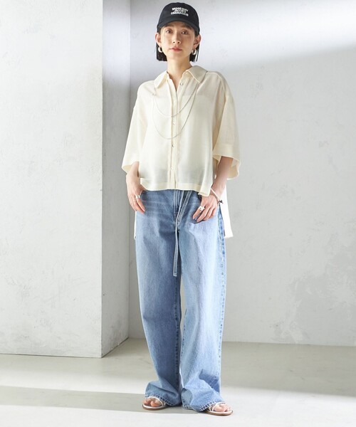 SHIPS(シップス)の「Portland Hat: 刺繍 ロゴ キャップ(キャップ・レディース・ブラック/アイボリー/ピンク系その他/ネイビー・ONE SIZE)」の16枚目の写真