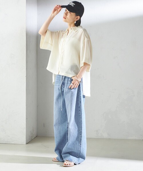 SHIPS(シップス)の「Portland Hat: 刺繍 ロゴ キャップ(キャップ・レディース・ブラック/アイボリー/ピンク系その他/ネイビー・ONE SIZE)」の18枚目の写真