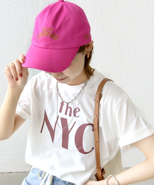 SHIPS(シップス)の「Portland Hat: 刺繍 ロゴ キャップ(キャップ・レディース・ブラック/アイボリー/ピンク系その他/ネイビー・ONE SIZE)」の22枚目の写真