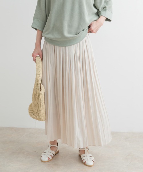 URBAN RESEARCH DOORS（アーバンリサーチドアーズ）の「ランダムプリーツスカート（スカート・レディース・ブラック/ベージュ系その他/ホワイト系その他・MEDIUM）」の19枚目の写真