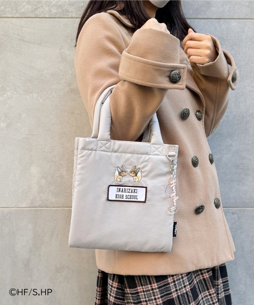 Misto Forza（ミストフォルツァ）の「ハイキュー!! ボンディングトートバッグM（トートバッグ・レディース・ライトグレー/ライトグリーン/アイボリー/ブラック・ﾌﾘ-）」の3枚目の写真