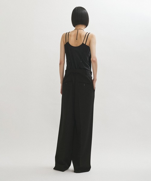 ADAM ET ROPE' ブラックサロペット アダムエロペ】美品 ブラックサロペット 取り離し可 - メルカリ