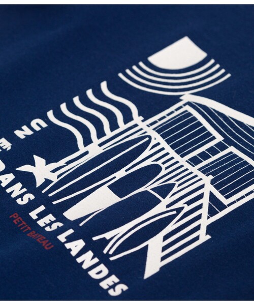 PETIT BATEAU(プチバトー)の「半袖Tシャツ(Tシャツ/カットソー・キッズ・ネイビー・6YEAR/8YEAR/10YEAR/12YEAR)」の6枚目の写真